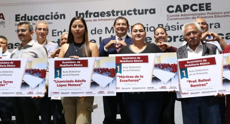 Con aplicación eficiente de recursos, en Puebla se fortalece infraestructura educativa: Armenta