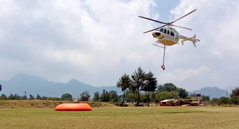 Controla Gobierno del Estado incendio en Zacatlán