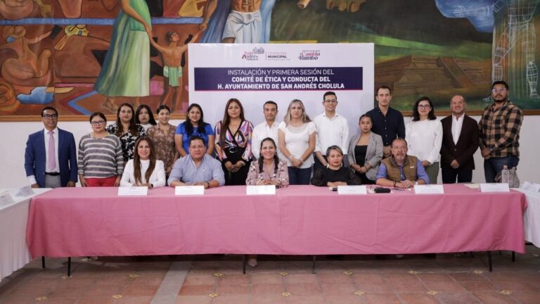 Instalan Comité de Ética y Conducta en San Andrés Cholula