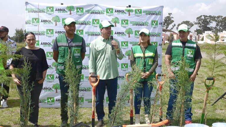Shamy Spezzia impulsa la campaña de “Reforestación Verde” con la plantación de más de 300 árboles