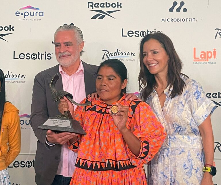 Lorena Ramírez, la campeona rarámuri, disputará la carrera del día del padre