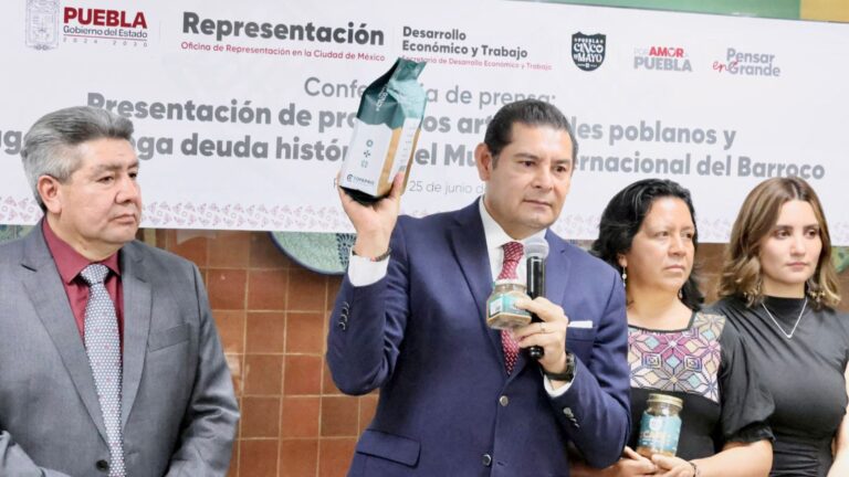 Desde CDMX, Gobierno de Puebla confirma cancelación de mega deuda del Museo Barroco y presenta Café Soluble “Puebla Cinco de Mayo”