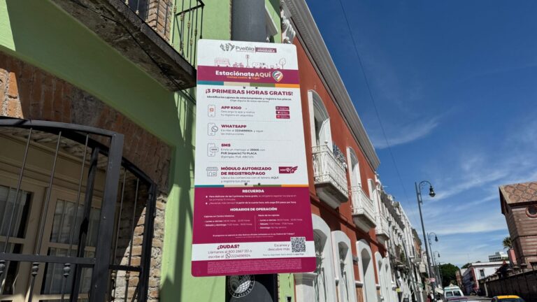 En un mes más de 500 mil usuarios logra parquímetros en Puebla