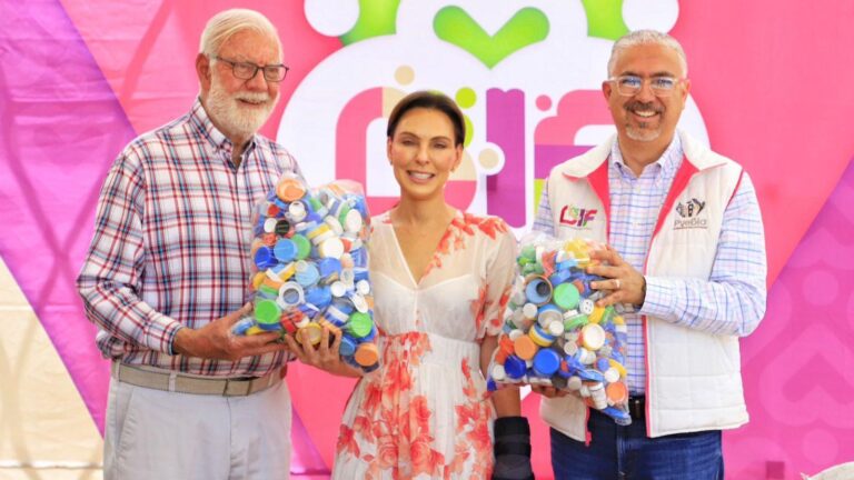 Entrega MariElise Budib tonelada y media de tapitas a la Fundación Una Nueva Esperanza