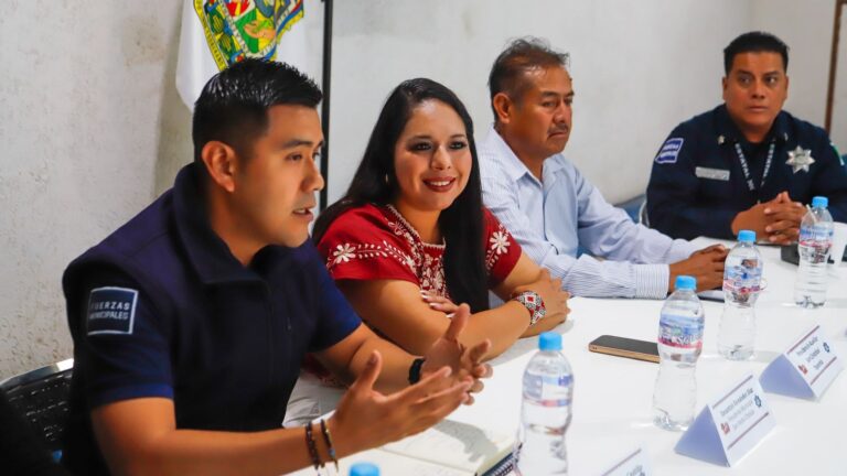 Gobierno de Tonantzin Fernández fortalece acciones de seguridad en las juntas auxiliares