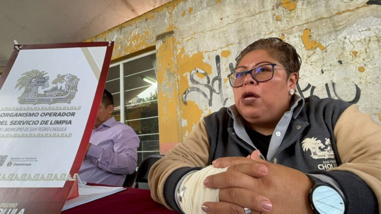 Mantienen faenas de limpieza en San Pedro Cholula