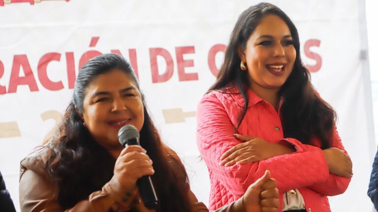 Tonantzin Fernández impulsa conectividad con nueva obra en Tepalcatepec