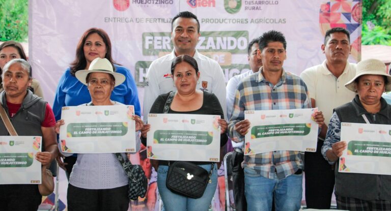 Arranca el programa “Fertilizando el Campo de Huejotzingo”, para impulsar cosechas del municipio