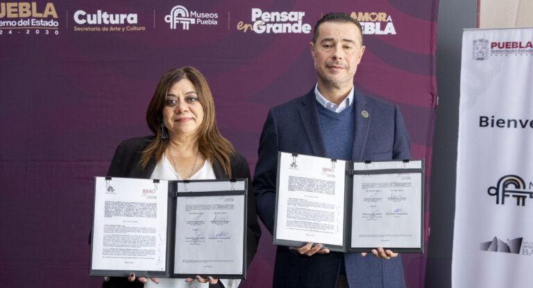 Por la educación y el arte: IBERO Puebla y Museos de Puebla firman convenio