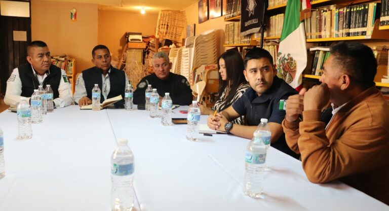 Fortalecen estrategias de seguridad en San Francisco Cuapan con participación ciudadana