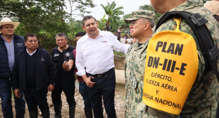 Atiende gobierno poblano emergencia en La Máquina y en La Ceiba por la seguridad de las familias