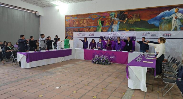 Lupita Cuautle reinstala el Sistema Municipal para Erradicar la Violencia