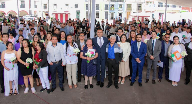 “Sí, Acepto con Orgullo”: Celebra Huejotzingo la primera boda comunitaria de la administración