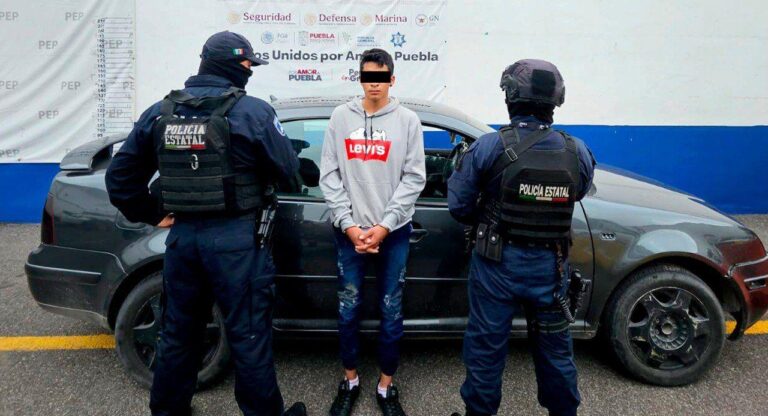 Tras persecución, detiene SSP a hombre por robo de camioneta de carga