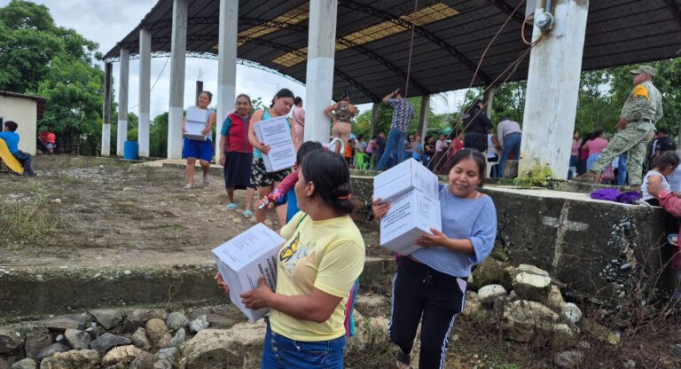SEDIF, Defensa y PC actúan en coordinación ante contingencia en Francisco Z. Mena
