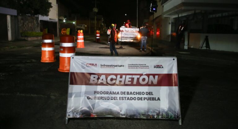 Con Programa Bachetón, Puebla capital avanza en la dignificación de sus calles
