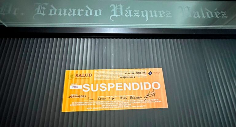 Suspende DPRIS clínica por incumplir requisitos sanitarios