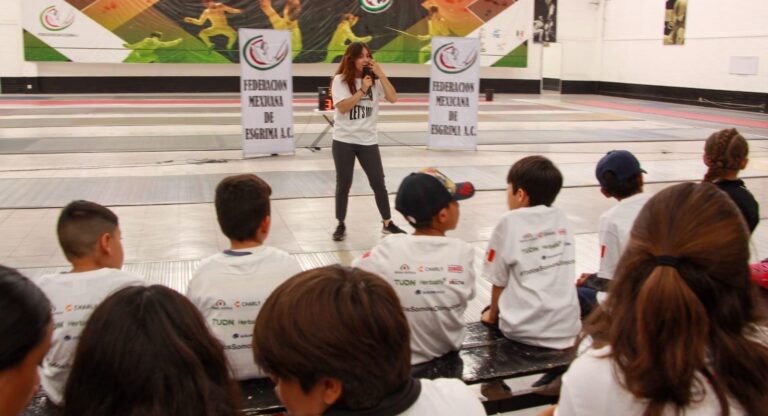 Participaron estudiantes de las escuelas de iniciación del IMDP en actividades del Comité Olímpico Mexicano