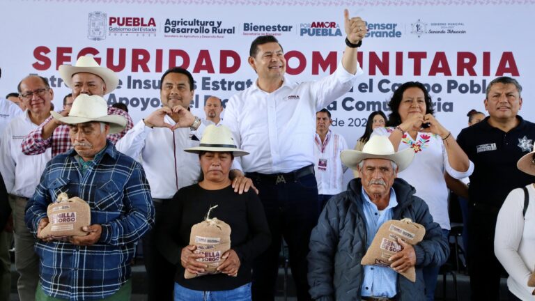 Con 25 mdp, Gobierno de Puebla fortalece seguridad comunitaria y alimentaria en región de Tehuacán