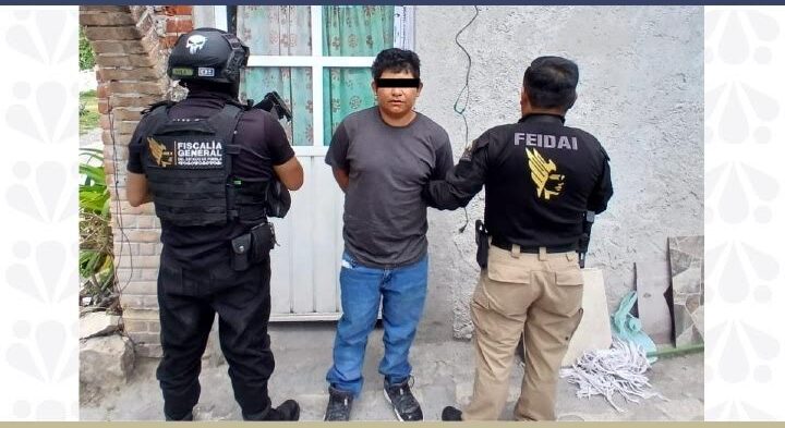 Catea la FGE inmueble, aseguró droga y detuvo a presunto distribuidor en Zacapala