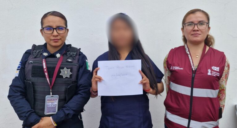 Localizan con vida a Jazmín N en menos de 24 horas 