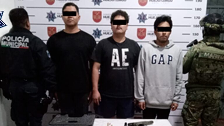 SSC implementa operativos exitosos en Huejotzingo: Detiene a seis personas, asegura armas y droga