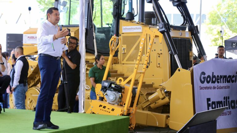 Escuadrón de Seguridad Comunitaria rehabilita accesos a Puebla, para bienestar de familias