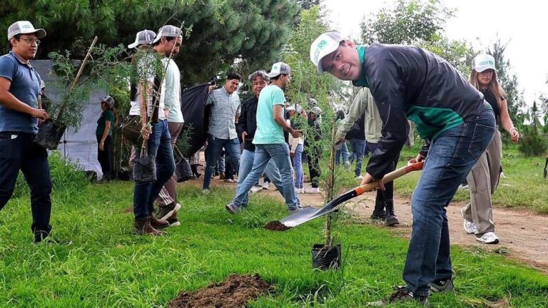 Celebran jornada verde en San Pedro Cholula