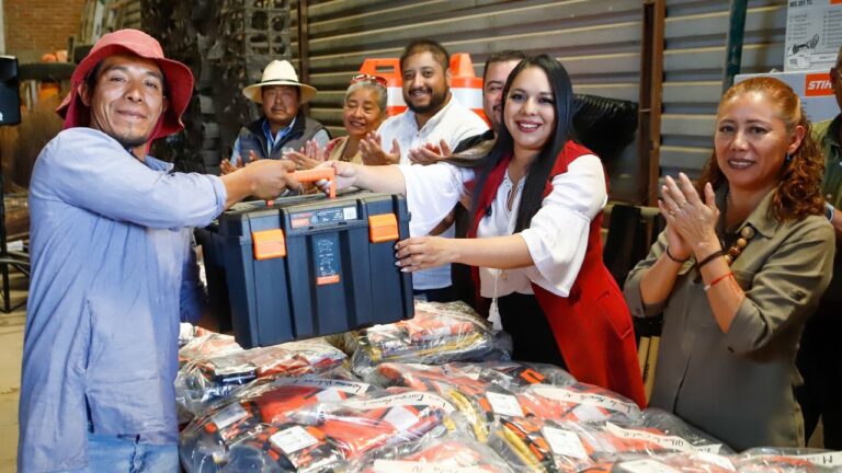 Fortalece Tonantzin Fernández el trabajo de Servicios Públicos Municipales con nuevo equipamiento