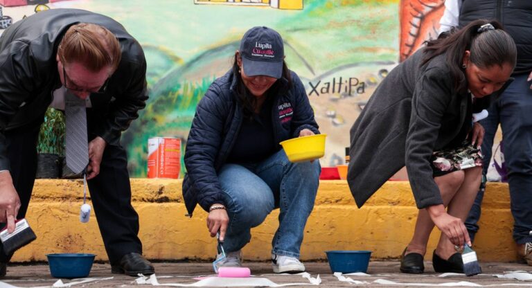 Promueve Lupita Cuautle movilidad responsable en San Andrés Cholula