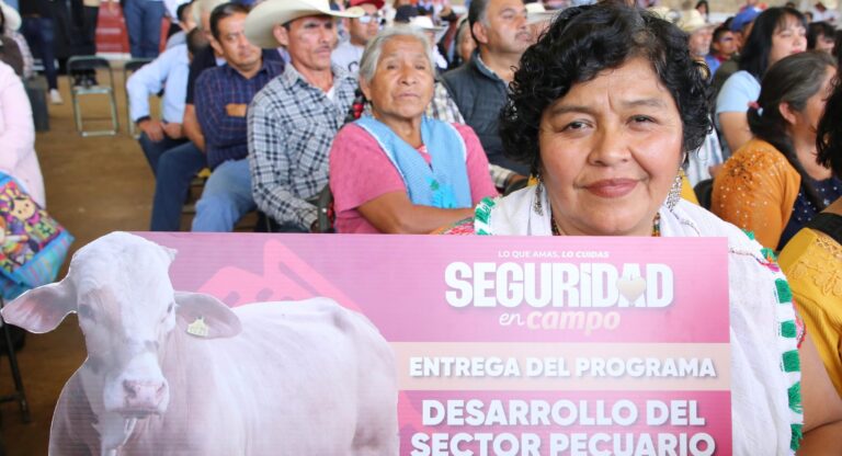 Fortalece Armenta Seguridad para el Campo en microrregión de Zacapoaxtla