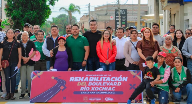 Con la inauguración del boulevar “Río Xochiac”, Roberto Solís culmina exitosamente la primera etapa del “Rescate Carretero” en Huejotzingo