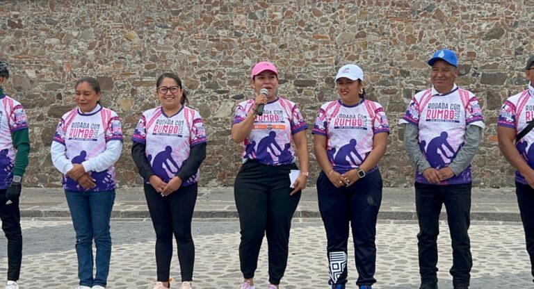 Celebran “Rodada con Rumbo” en San Andrés Cholula