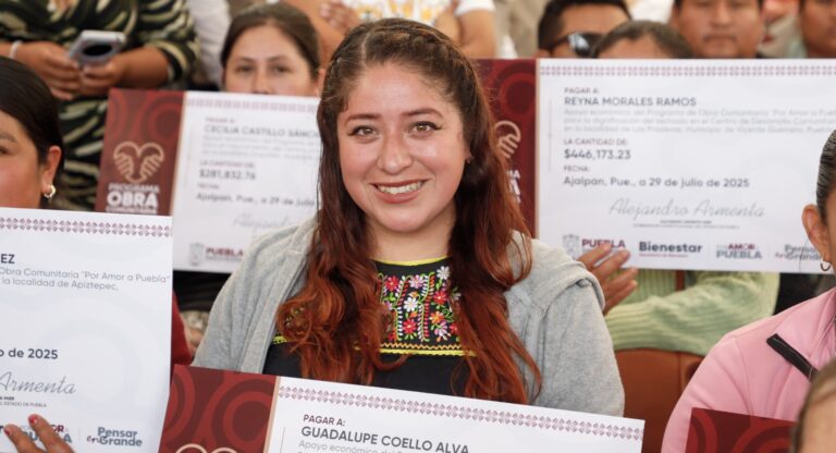 En Sierra Negra, Gobierno de Armenta entrega 97 mdp en obra comunitaria para pueblos indígenas