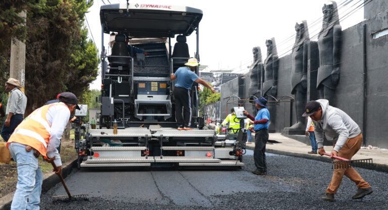 Avanza rehabilitación de laterales de la Recta a Cholula; paz, bienestar y conectividad