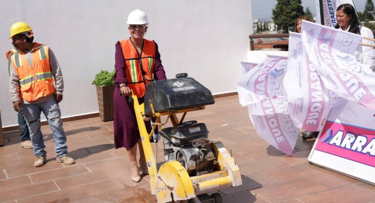 Arranca Lupita Cuautle rehabilitación de la Unidad Deportiva Emiliano Zapata