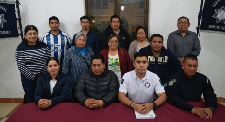 Barrios de San Pedro Cholula se suman a las Mesas de Seguridad
