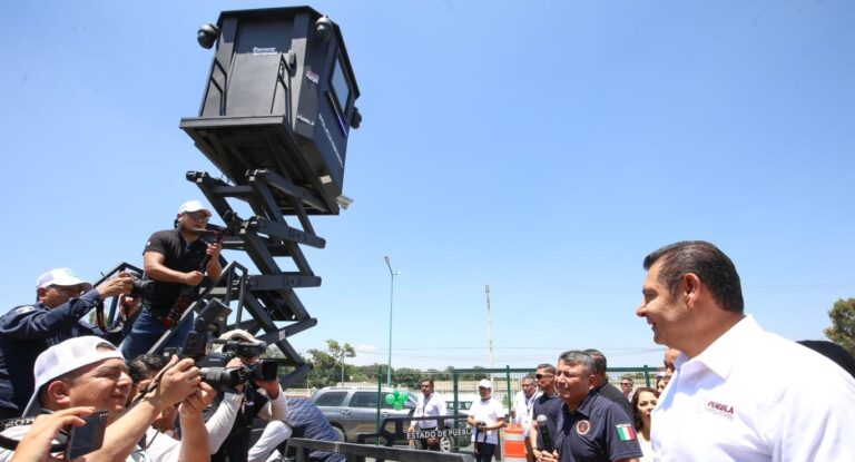 Puebla avanza en seguridad con videovigilancia e innovación tecnológica