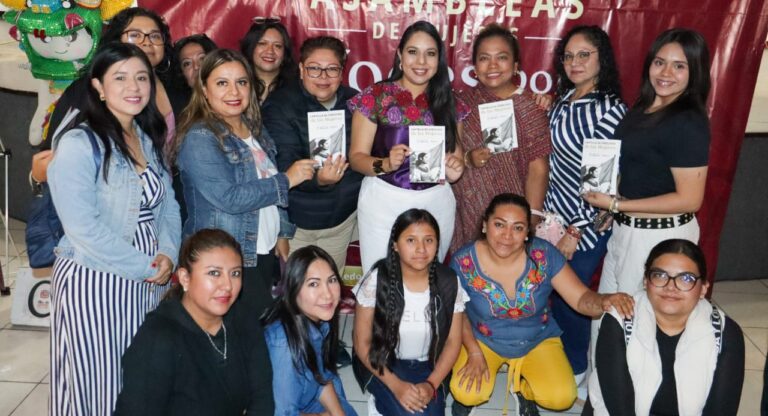 Tonantzin Fernández encabeza Asamblea de Mujeres por la Igualdad y contra las Violencias en San Pedro Cholula