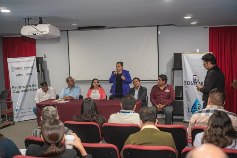 San Pedro Cholula fue sede del curso estatal sobre indicadores de gestión en organismos operadores de agua