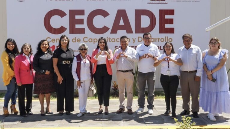 Reafirma Tonantzin Fernández su compromiso con la educación en San Pedro Cholula