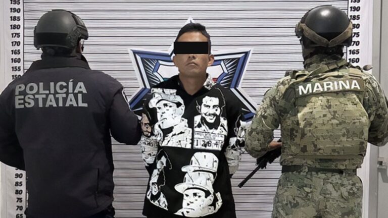 En Huejotzingo, SSP y SEMAR detienen a dos hombres por robo de vehículo