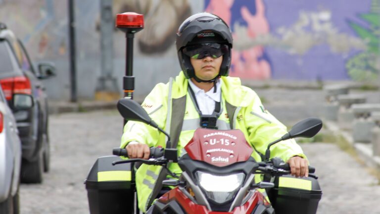 Fortalece Gobierno de Puebla el Sistema de Emergencias Médicas con Motoambulancias