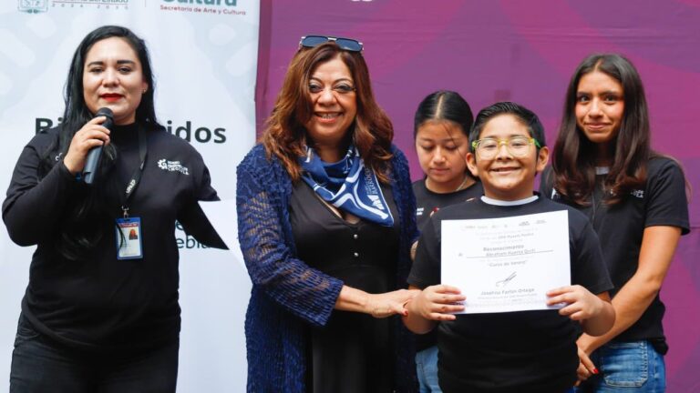 Con Cursos de Verano 2025 Gobierno de Puebla acercó arte y cultura a la niñez