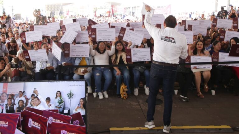 Puebla se transforma con Obra Comunitaria, justicia y bienestar: Armenta