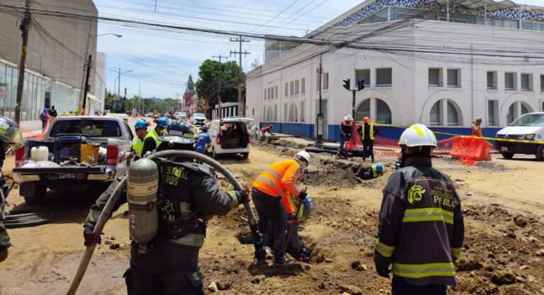 Atiende Protección Civil y Bomberos del Estado fuga de gas