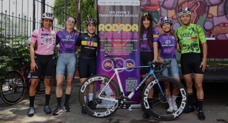 Juventud poblana lista para la caminata y rodada “Por la Paz contra las Adicciones”