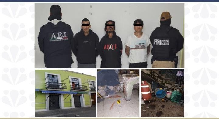 Detiene FGE a tres generadores de violencia presuntamente vinculados con el cuerpo hallado en un tambo