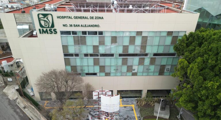 Proceso de construcción del Hospital General de Zona San Alejandro del IMSS, en Puebla