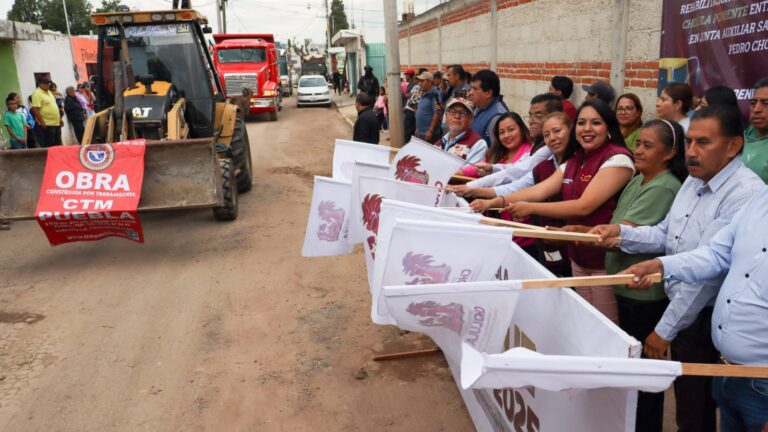 “En San Pedro Cholula, todas las juntas auxiliares serán beneficiadas con obra pública”: Tonantzin Fernández